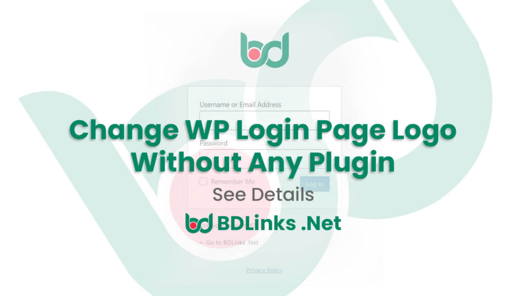 How to Change WordPress login page logo 7 How to change wordpress login page logo and url