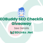 SEOBuddy SEO Checklist Giveaway Today
